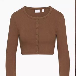 Aritzia Sunday Best Apple Long-sleeve Top